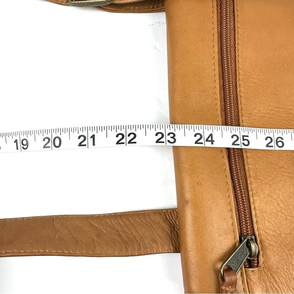 Clava American Messenger Bag Vintage British Tan Handbag‎ Purse Unisex